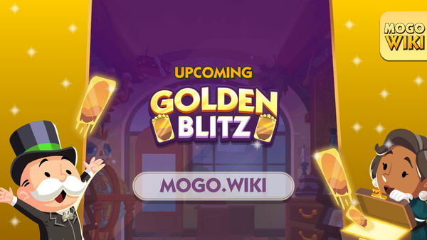 Monopoly GO Golden Blitz event header banner