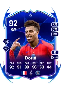Désiré Doué UCL RTTF 96 RW Phenoms Team 1