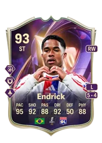 Endrick TOTS Highlights 93 OVR ST Karte