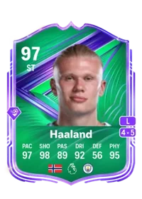 Carta promo FC 26 più recente di Erling Haaland — Star Performer 97 ST