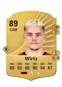 Florian Wirtz FC 26 base 89 CAM
