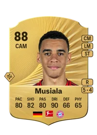 Jamal Musiala FC 26 base 88 CAM