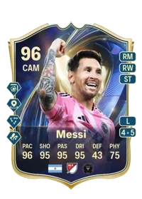Lionel Messi TOTS 96 — carta FC 26 attuale