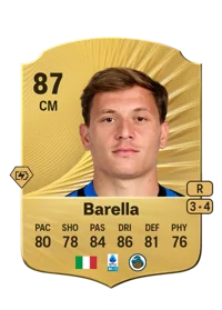 Nicolò Barella FC 26 base 87 CM