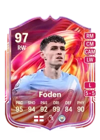 Phil Foden FUTTIES 97 RW card FC 26