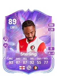 Raheem Sterling Fantasy FC SBC 89 LW — Own the Box target