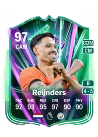 Tijjani Reijnders 97 Glory Hunters CAM card