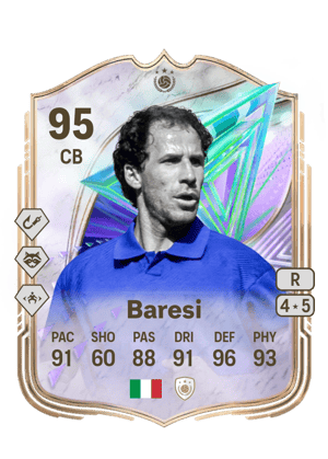 Franco Baresi 95 Greats of the Game Icono CB
